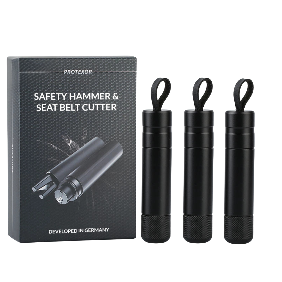 Protexor - Safety Hammer & Seatbelt Cutter